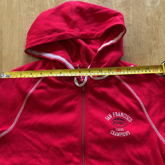 Esprit Red Short Sleeve hoodie - Picture 5 of 7